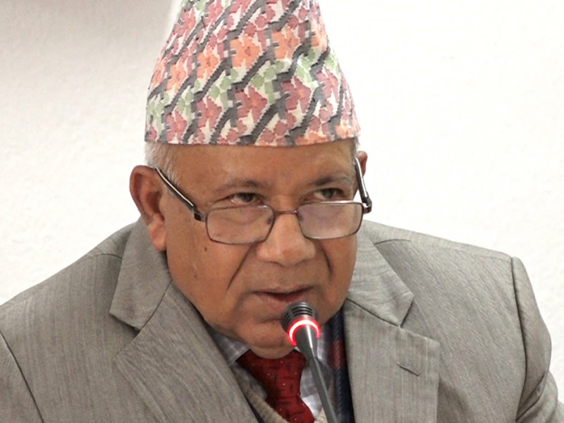 माधव नेपाललाई प्रश्न- तपाईं राष्ट्रपतिको उम्मेदवार हो ?